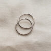 The perfect hoop in 925 solid silver