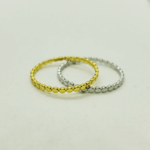 Sitka Stacker Rings in Gold and Silver