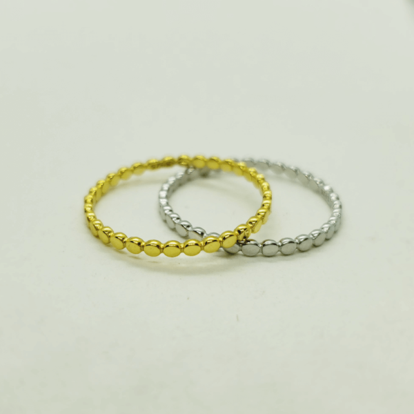 Sitka Stacker Rings in Gold and Silver