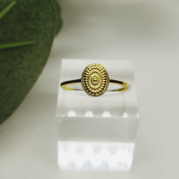 Oval Mandala Ring